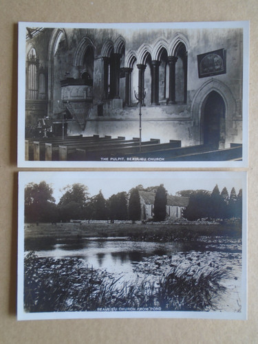 Postcards beaulieu church - 2,