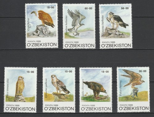 Uzbekistan 1999 birds prey - uzbekistan,
