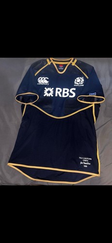 Scotland match worn rugby - scotland,