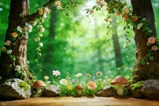 Woodland Forest Backdrop