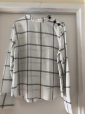 Ladies Shirt ,Black And White