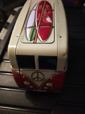 RETRO VOLKSWAGEN CAMPER van  BISCUIT TIN TOP OPENS EMPTY TIN ONLY COOL ITEM