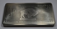 .999 Fine/Pure TITANIUM Bar. Ten Troy Ounce 320g Investment/Bullion Bar/Ingot 10