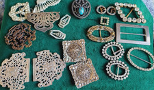 Vintage & Antique Buckle Belt & Shoe Some Good Some For Craft Job lot Bundle