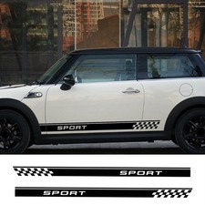 2pcs Racing Plaid Side Car