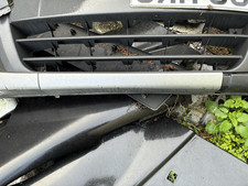 silver front bumper bottom