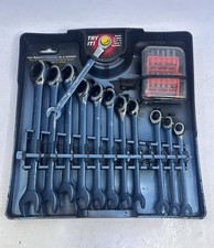 Halfords Advanced Ratchet Spanner Set 8mm to 19mm