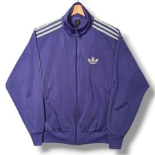 Adidas Firebird Track Jacket Mens Medium Purple Tracksuit Top Originals Retro