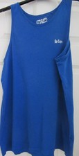 MENS LEE COOPER BLUE SLIM FIT VEST TOP size M
