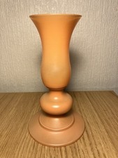 Bud Vase Orange Two Tone Glass