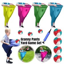 Granny Pants Yard Game Set Giant Outdoor Party Game with Bouncy Ball Family Game