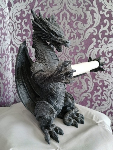 Black dragon toilet - black,