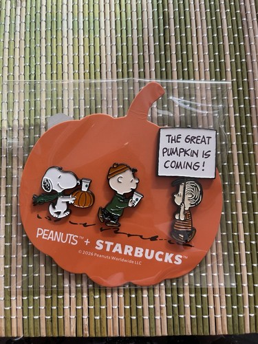 Peanuts starbucks pins - x,