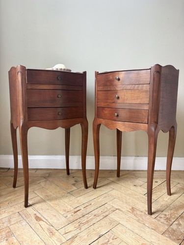 Pair french cherrywood - of,