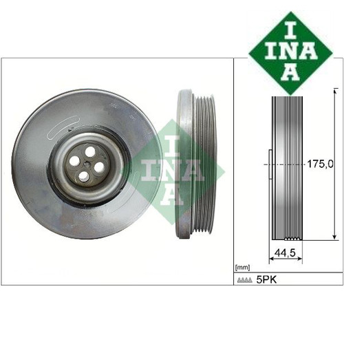 Belt pulley crankshaft - belt,