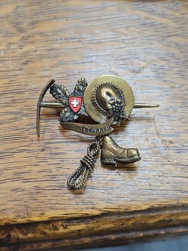 Vintage brooch switzerland - brooch,