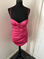 Oh Polly Pink Mini Dress UK 12