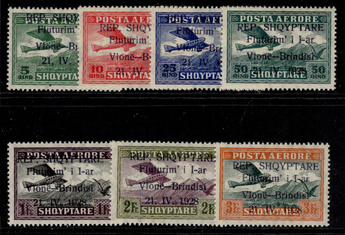 Albania 1928 valona brindisi - albania, valona-brindisi