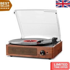 Stylish Wooden Record Player -