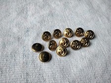 12 x Naval Brass  Buttons - 18mm  F