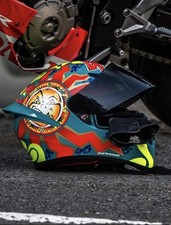 AGV Valentino Rossi Full Face Helmet Sun And Moon Size L