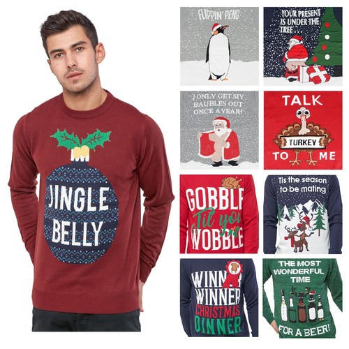 Men funny christmas jumper - funny,