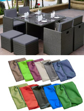 Bespoke Garden Replacement Cushion Covers fits Rattan Garden Furniture