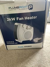 Plumbright 2kW Fan Heater - New in Box