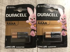 4 (2 X 2) PACK Duracell Specialty Alkaline AAAA Battery 1.5V pack of 2 -LR8D425