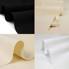 Calico Fabric by The Metre 100% Cotton Material for Craft 150cm 60" Wide 155GSM