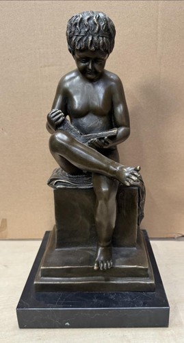 Large bronze sculpture a - sculpture,