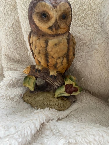 Vintage tawny owl figurine - tawny,