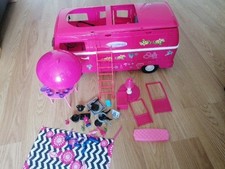 Pink, Steffi Camper Van with and extras