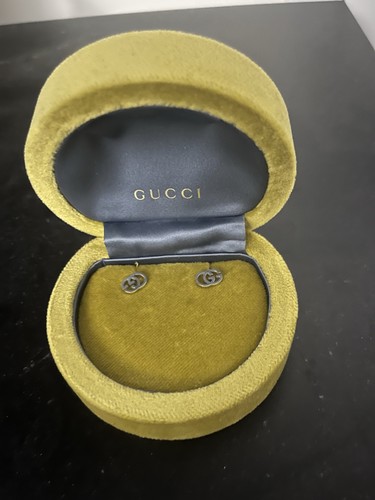 Authentic gucci logo earrings - gucci,