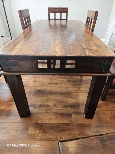 Indian dark wood - indian, dining