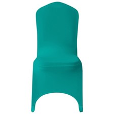 1-150 CHAIR COVERS SPANDEX REMOVABLE WEDDING BANQUET MEETING ROOM - ARCHED FRONT