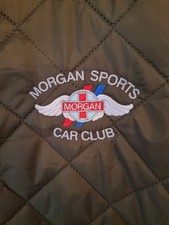 Beautiful Morgan Sports Car Club Coat, Forest Green. Never Worn, Like New.
