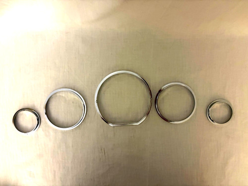 Chrome stainless gauge - stainless, cluster
