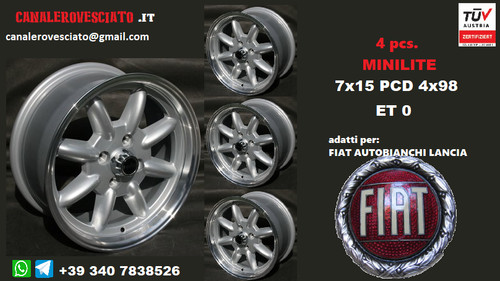Minilite inch 4x98 - 7j, 15