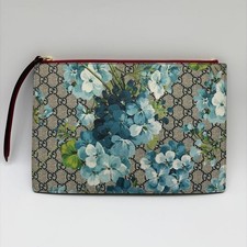 GUCCI Flower GG Clutch Bag