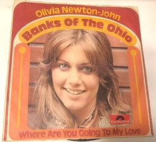 Olivia Newton-John 7" 45 Record & Picture Sleeve German Imp Banks Of The Ohio /
