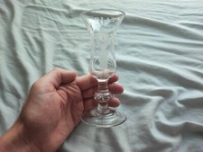 Exceptional 18th Century Jacobite Crystal Glass Engraved FIAT,Rose,Star,Oak Leaf