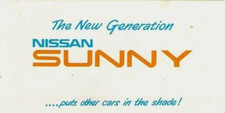 Nissan Sunny 1986-1987 UK