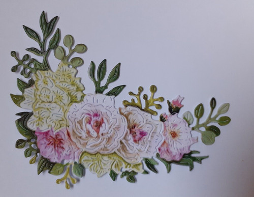 Tattered lace rose - tattered, crescent