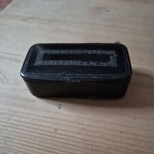 Antique Paper Mache Snuff Box