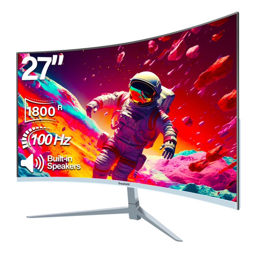 Inch curved monitor - inch, 100hz