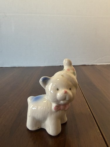 Porcelain figurine teddy bear - porcelain,