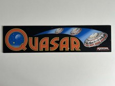 Original Vintage Quasar Arcade Marquee Sign