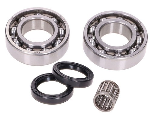 Crankshaft bearing set with