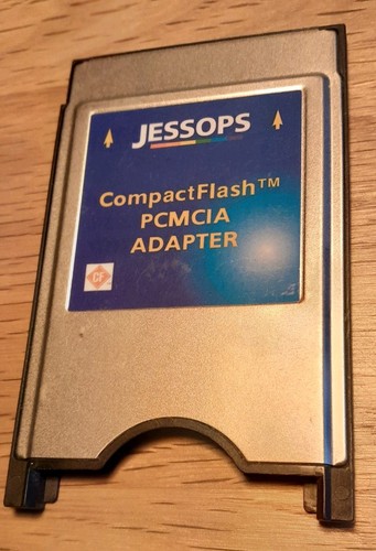 Jessops pcmcia adaptor for - adaptor,